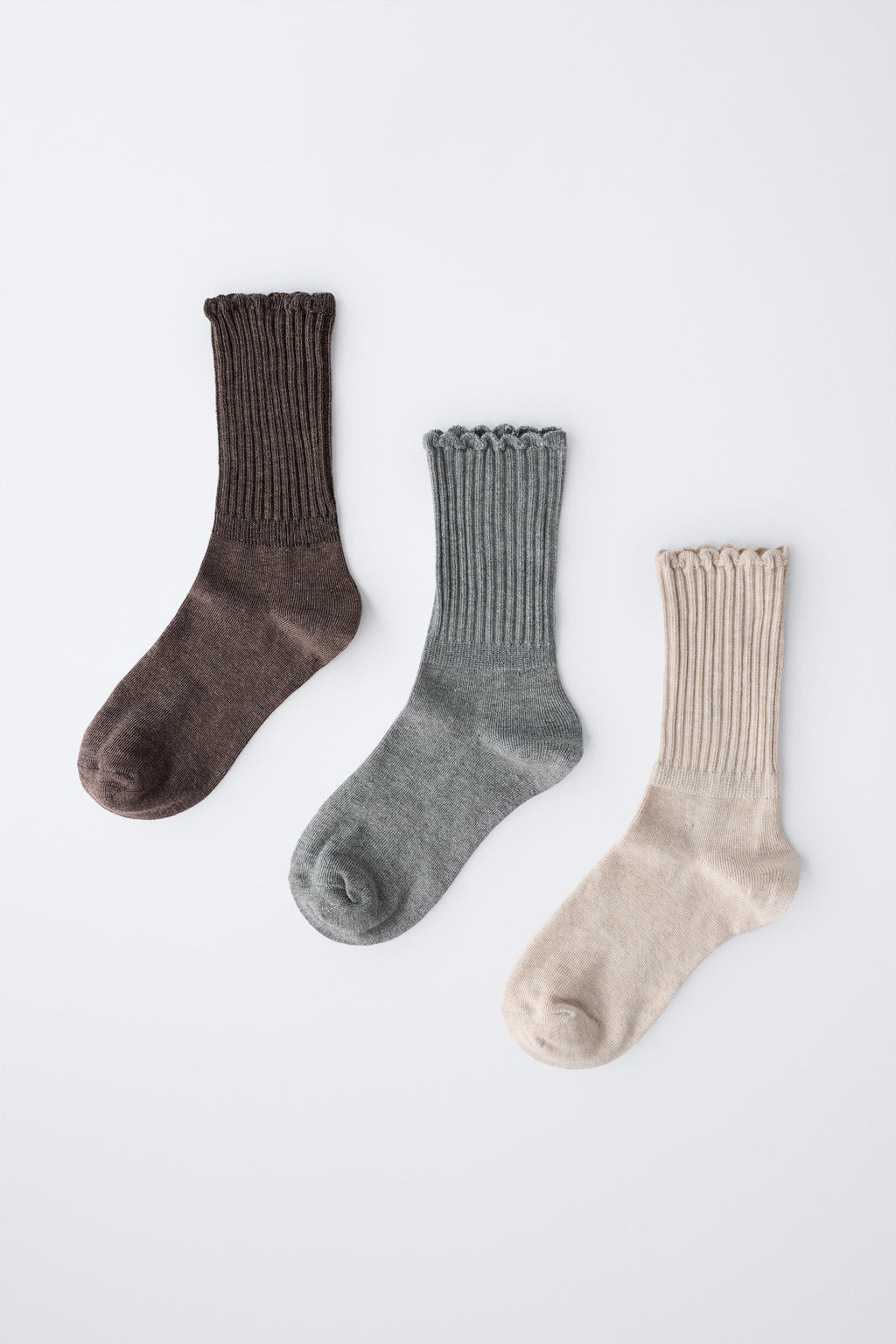 3-PACK OF LONG WAVE SOCKS - Zara фото 4
