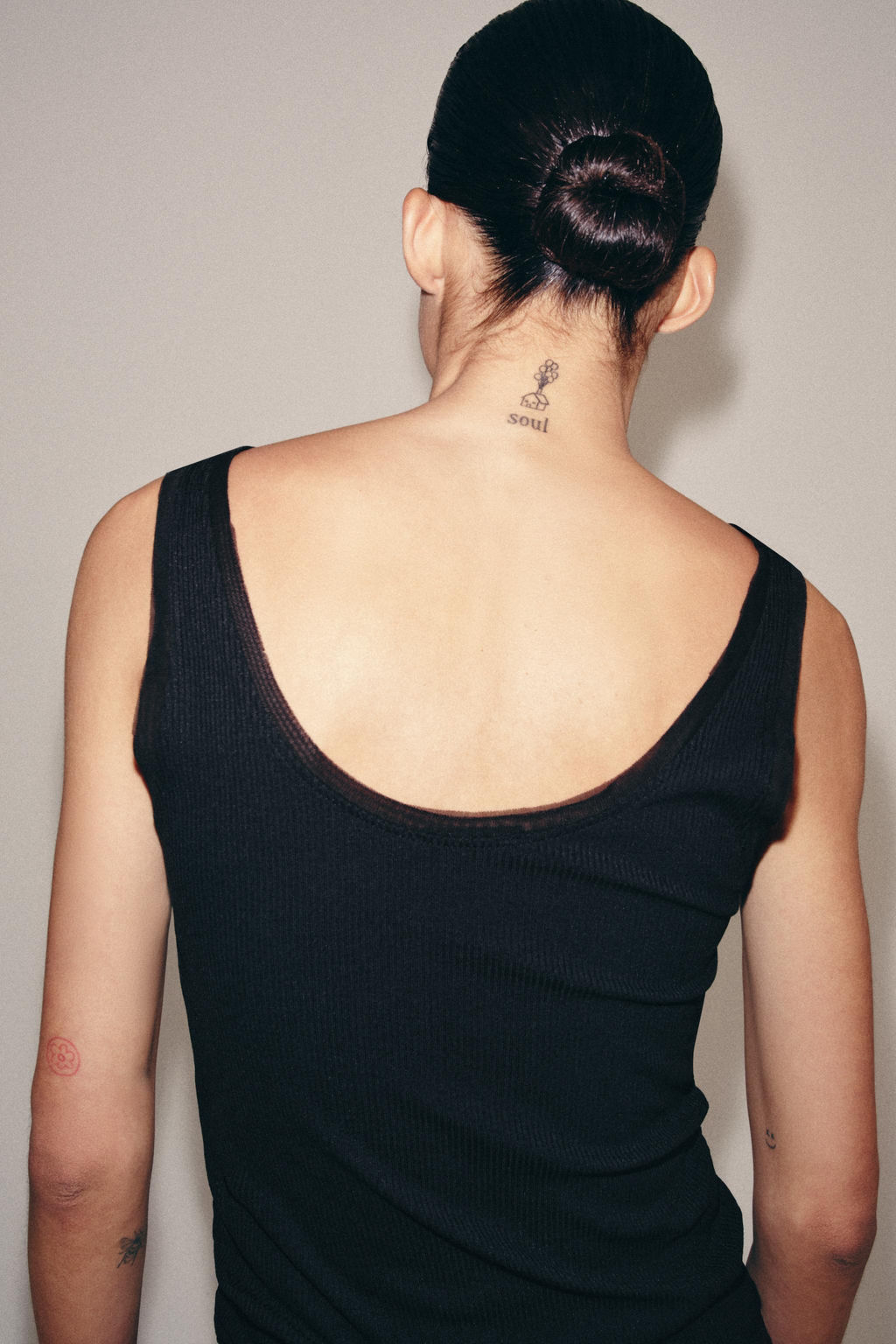 CAMISETA COMBINADA TIRANTES / Negro - Zara фото 3
