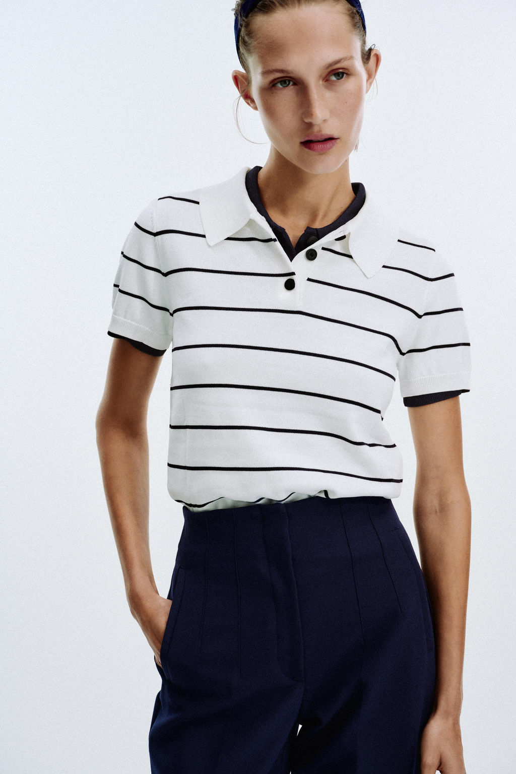 HIGH-WAIST TROUSERS - Zara фото 7