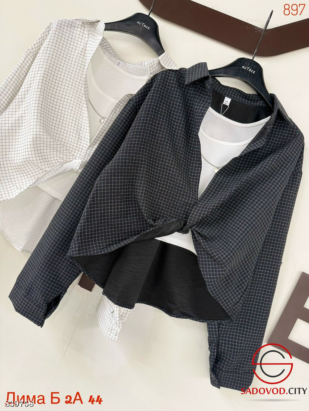 Рубашка женская с топиком - Bruno фото 2