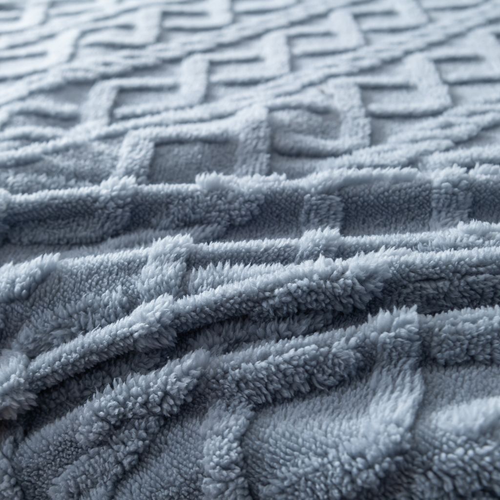 Плед Fluffy/Пушистый бамбуковая микрофибра FL015 150*200 - Ситрейд фото 5