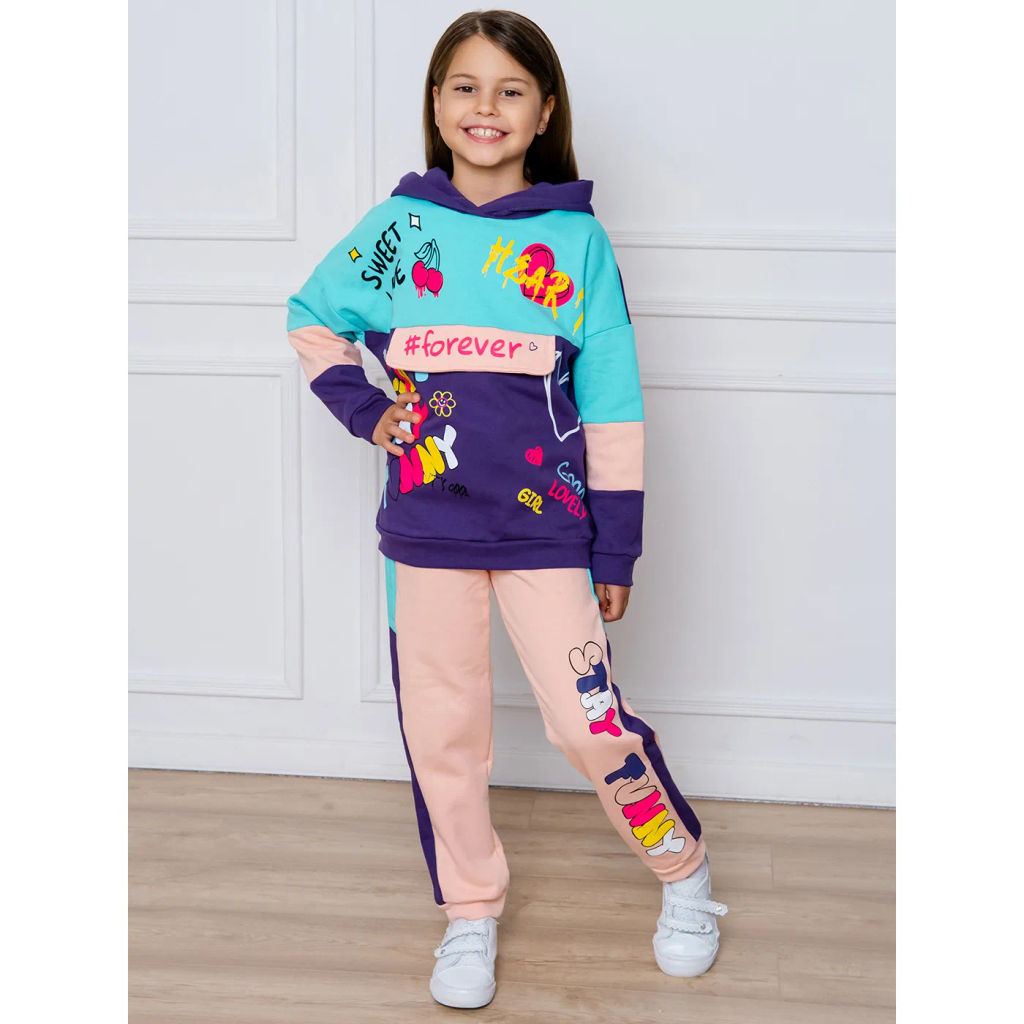 Костюм футер 2х нитка начёс 8767310102 - Youlala фото 11