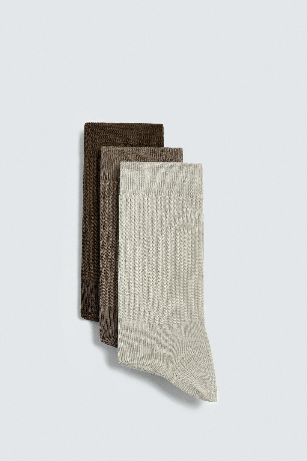 RIB SOCKS 3-PACK