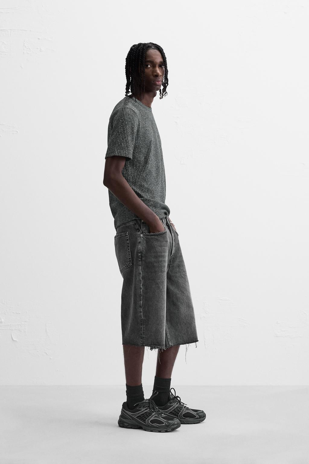SPRAY PRINT KNIT T-SHIRT - Zara фото 4