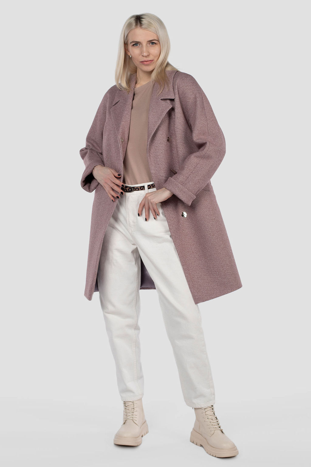 02-3198 Пальто женское утепленное - El podio фото 5