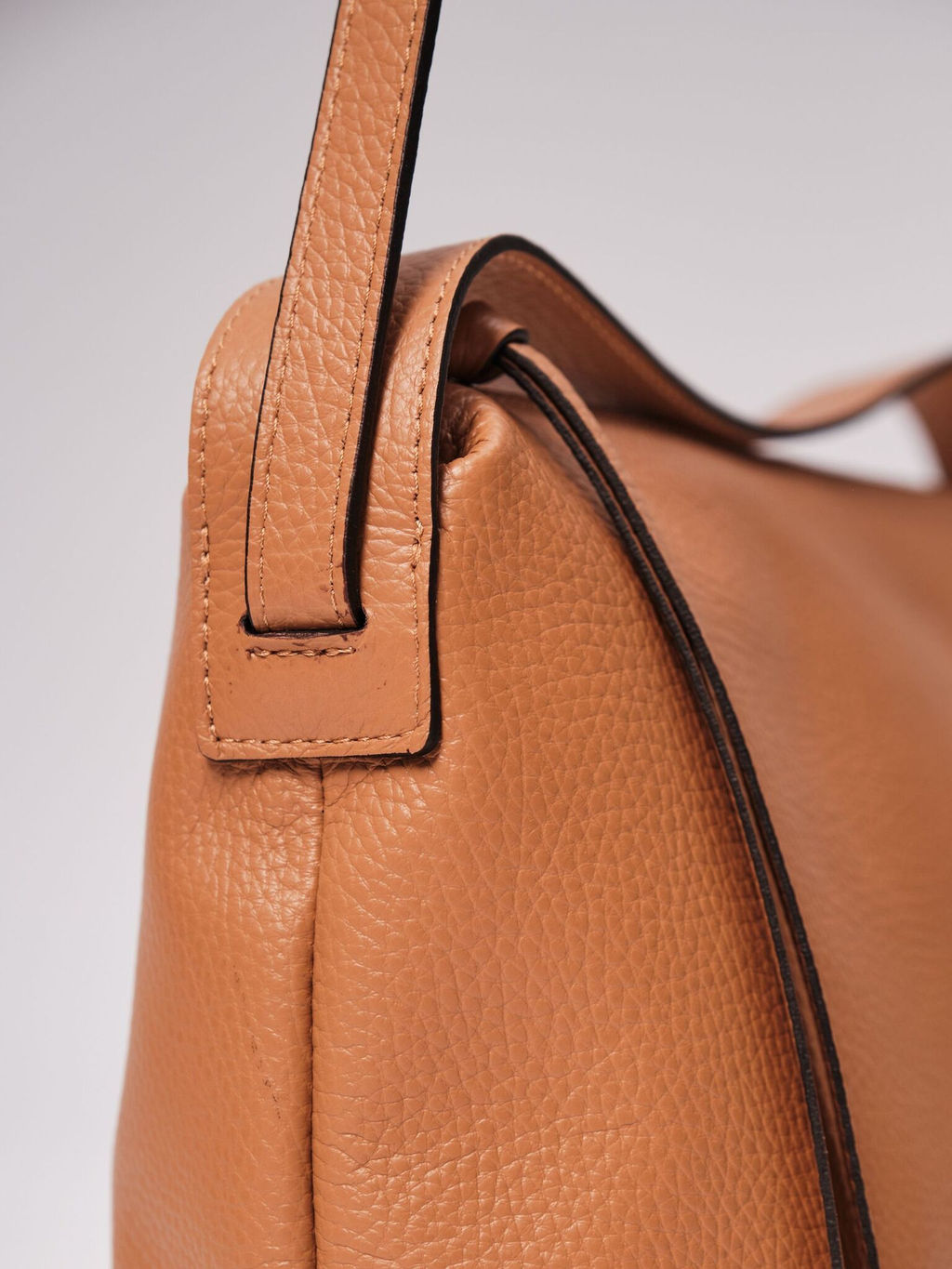 Сумка кожаная Deboro 30963 коричневый лист