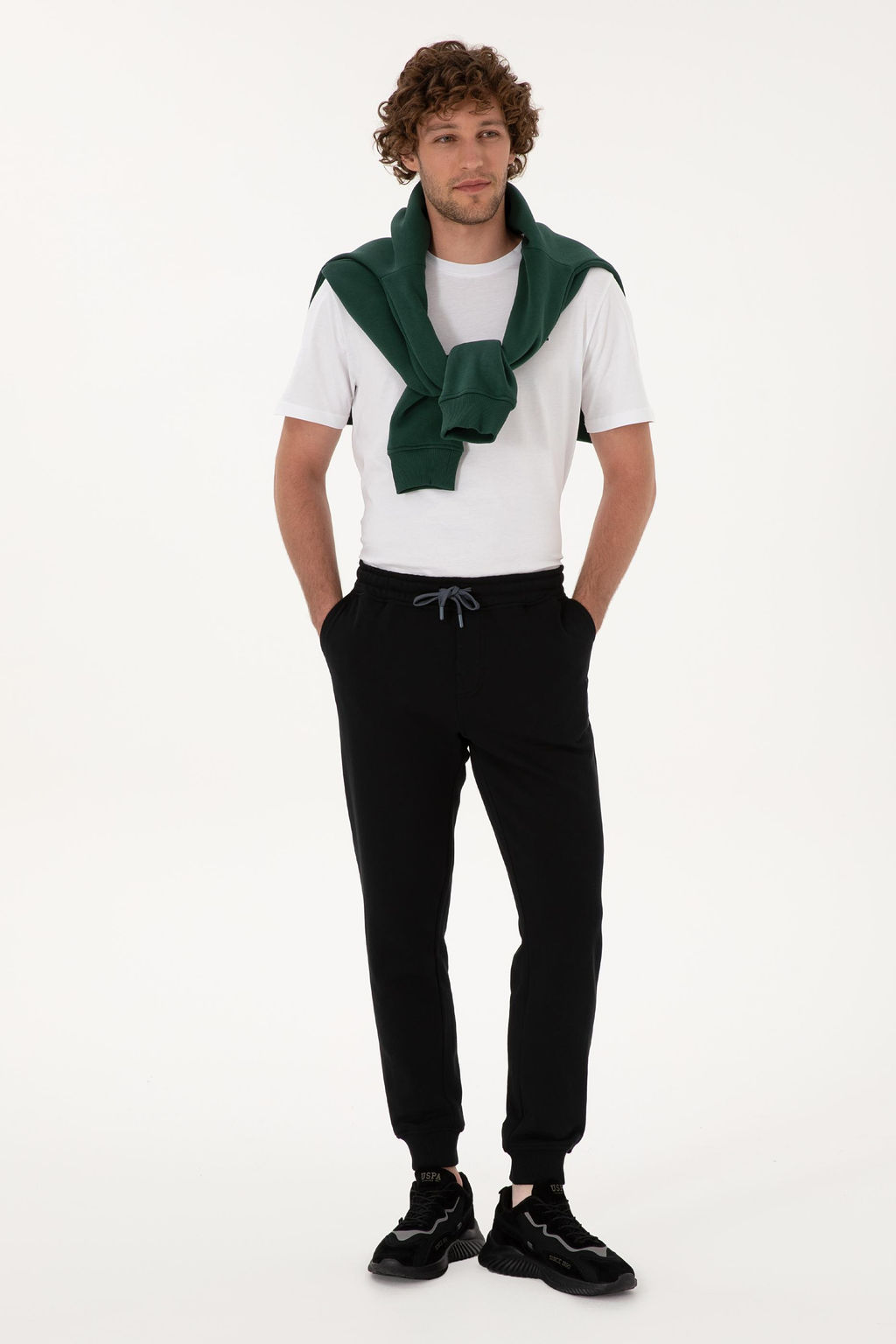 Erkek Siyah E_ofman Alt_ Sepette S_rpriz _ndirim - U.s. polo assn фото 3