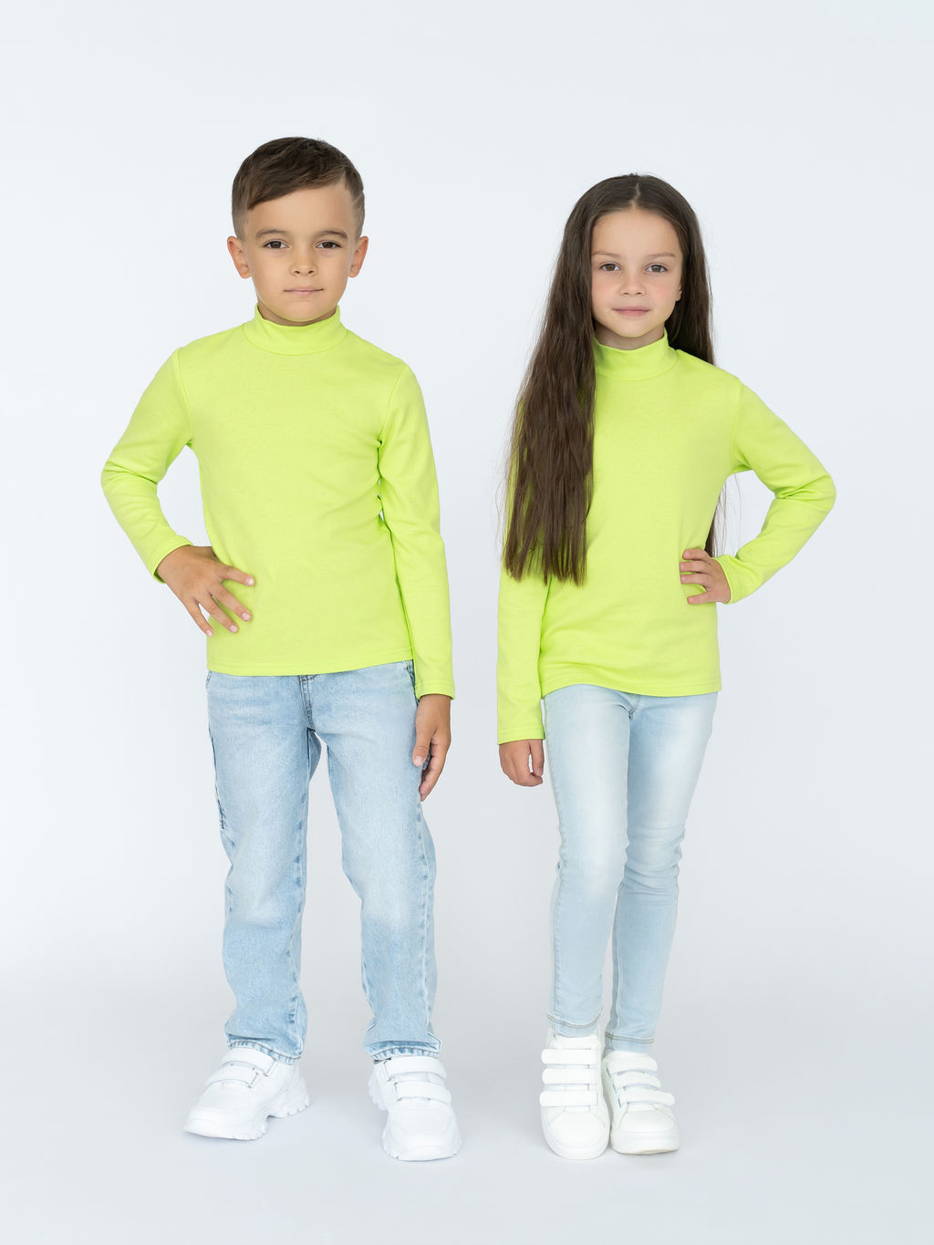 Джемпер-водолазка салатовая 645 (92, 56)