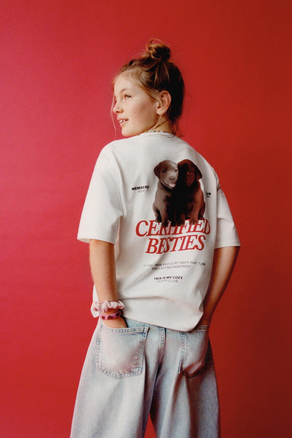 CAMISETA ESTAMPADO PERROS / Blanco - Zara фото 5