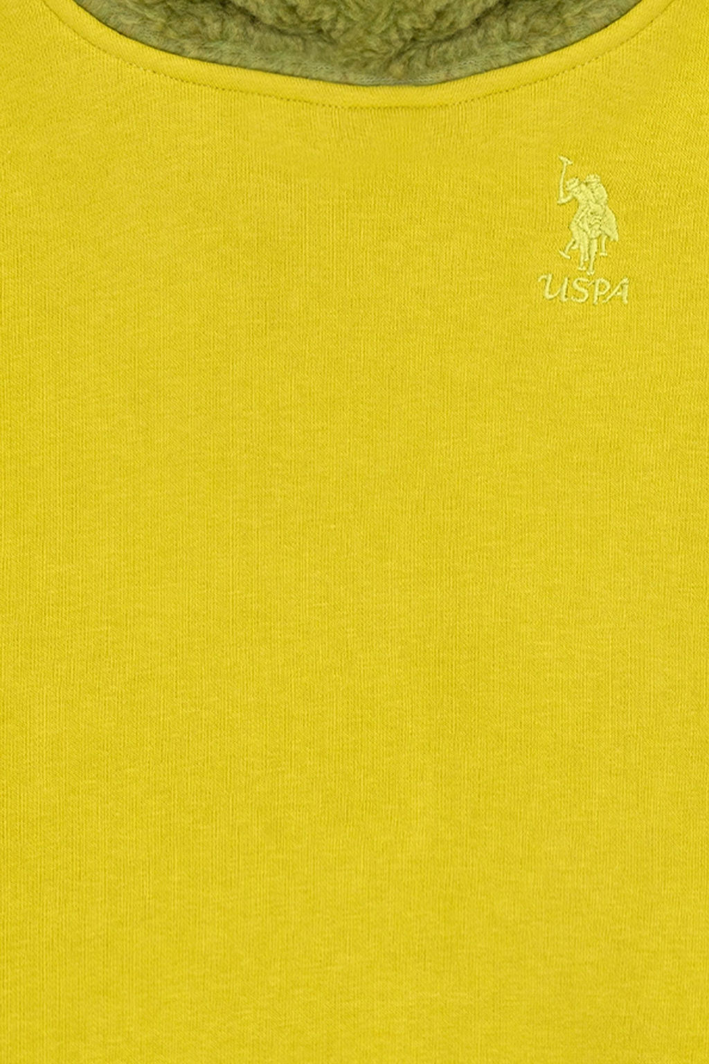 Толстовка для девочек фисташково-зеленого цвета Неожиданная скидка в корзине - U.s. polo assn фото 4