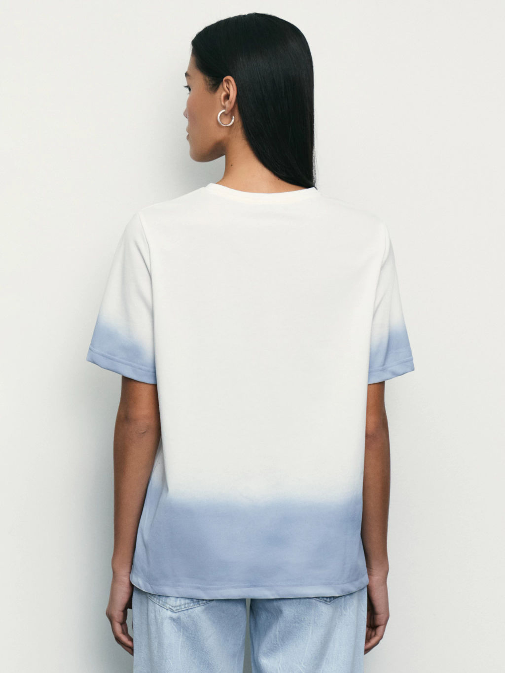 Футболка с принтом тай-дай / Zarina  фото 5