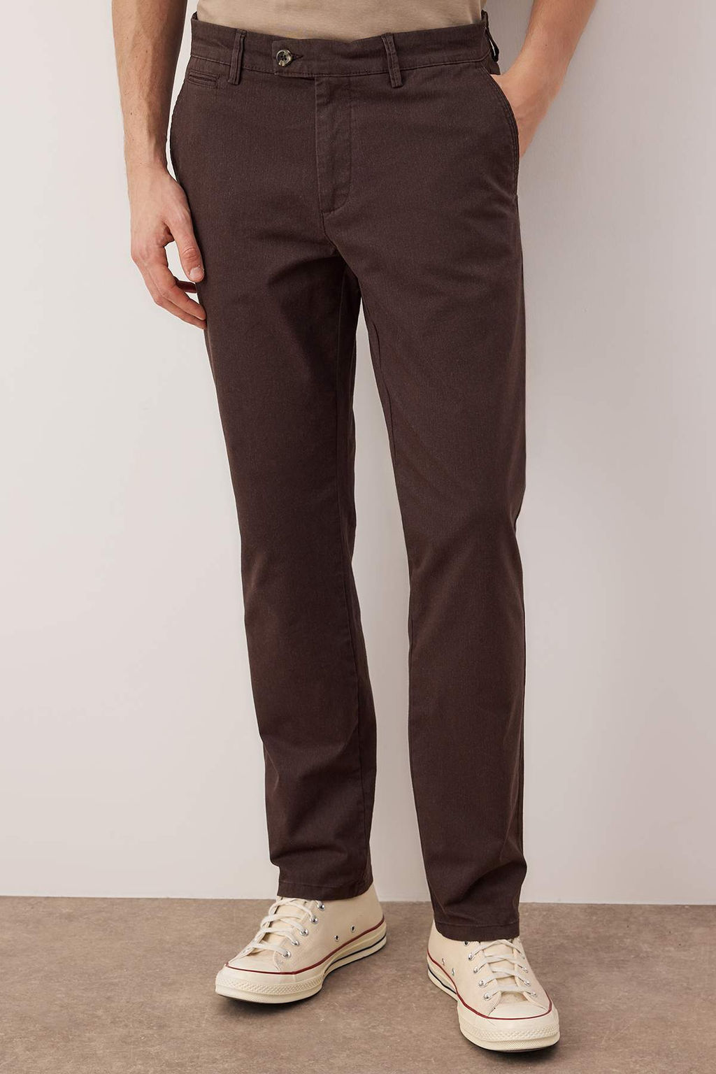 Siyah Erkek Dokuma Kumas Pantolon TMNAW26PL00032 - Trendyolmilla фото 36