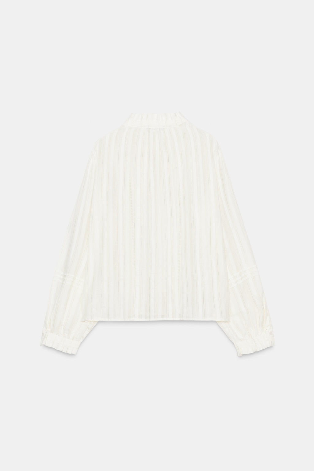 BLUSA ROM?NTICA ENTREDOSES / Crudo - Zara фото 7