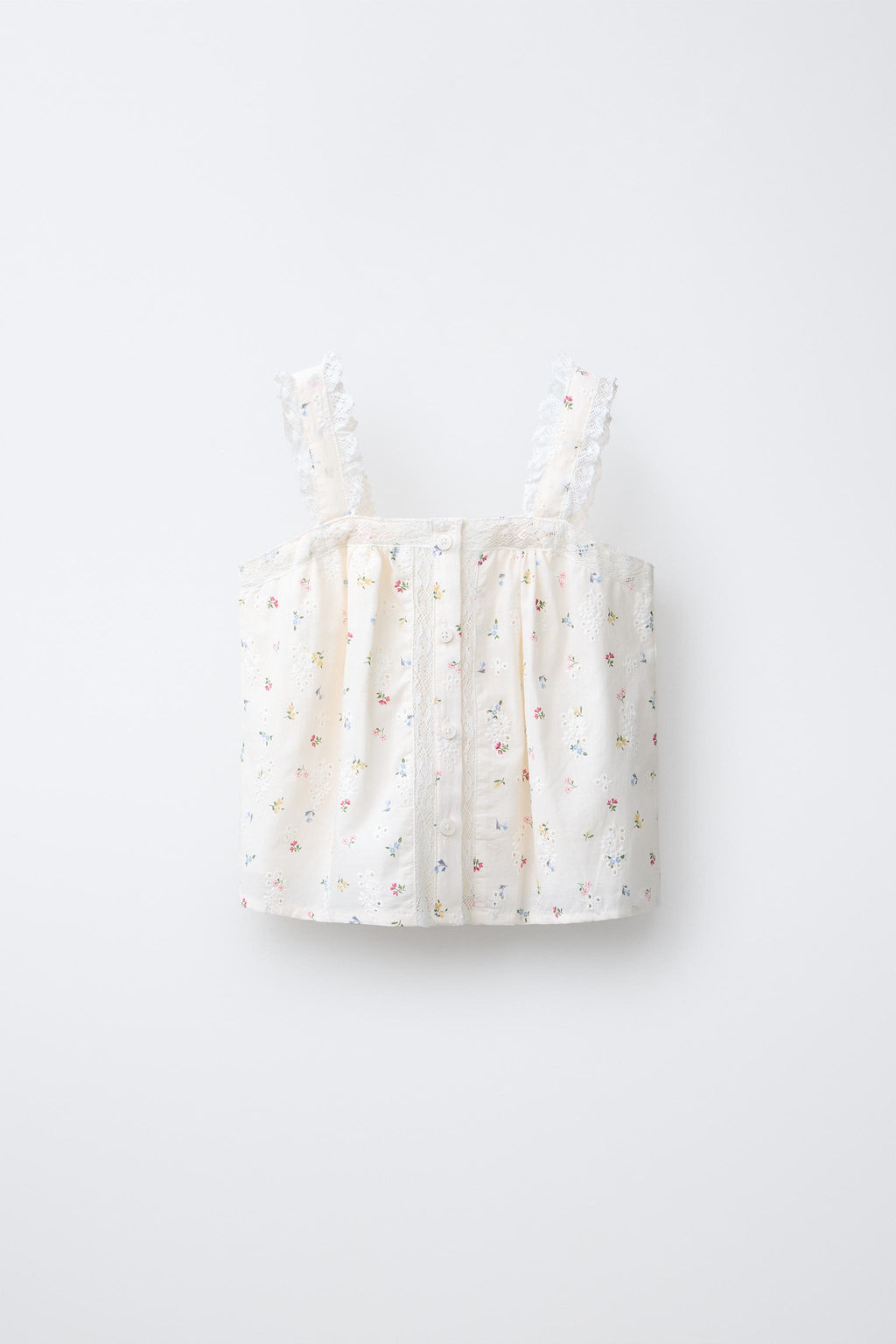 TOP SCHIFFLY PUNTILLA / Crudo - Zara фото 2
