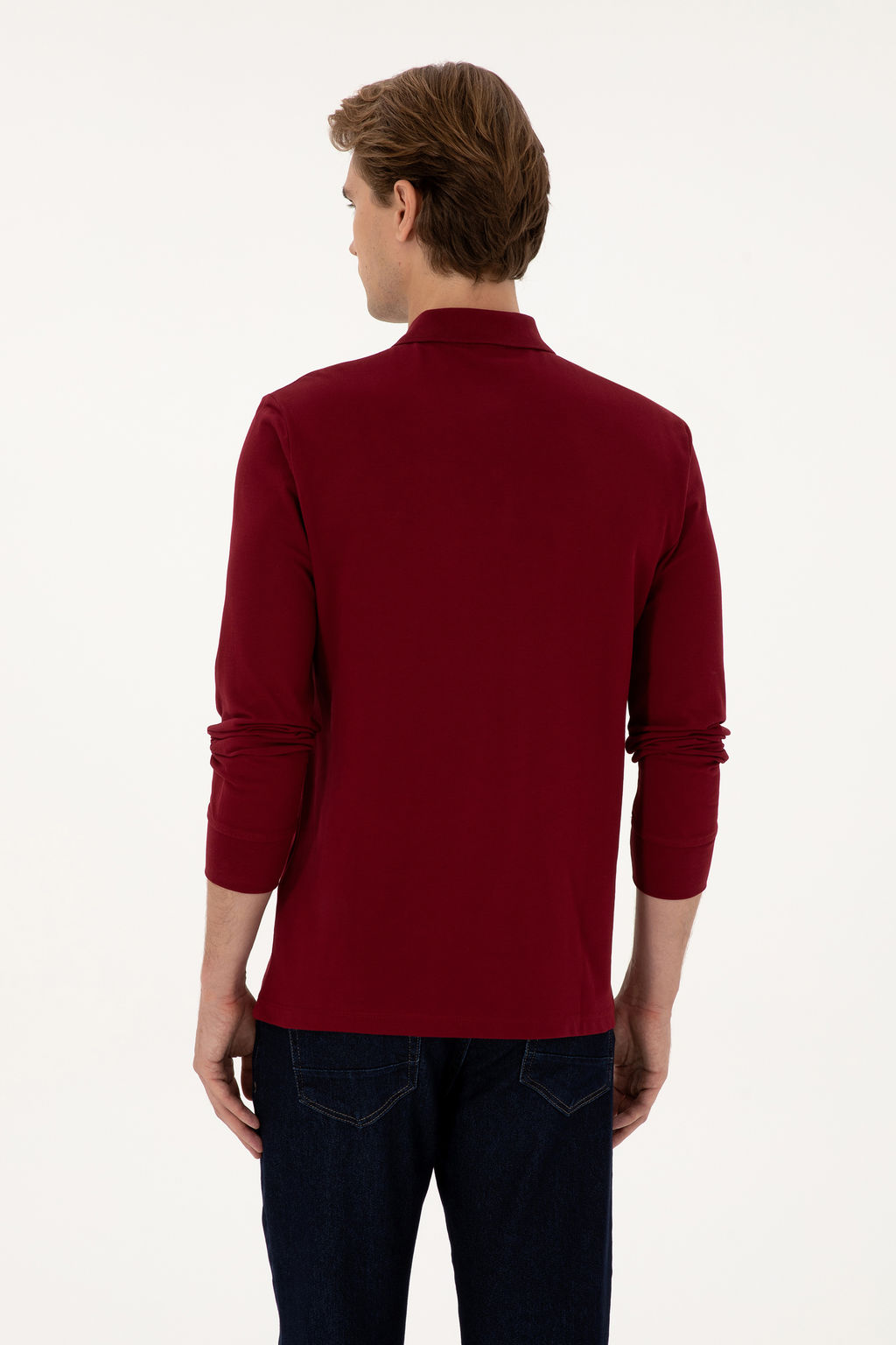 Erkek Bordo Basic Sweatshirt Sepette S_rpriz _ndirim - U.s. polo assn фото 12