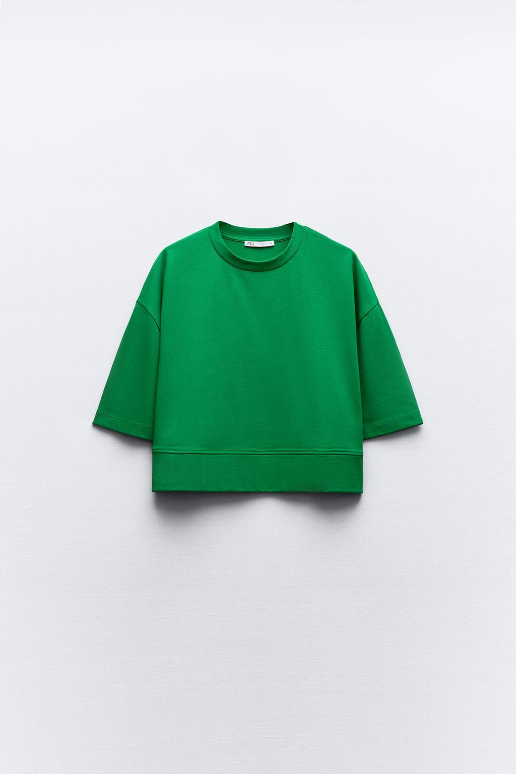 CROPPED T-SHIRT - Zara фото 3