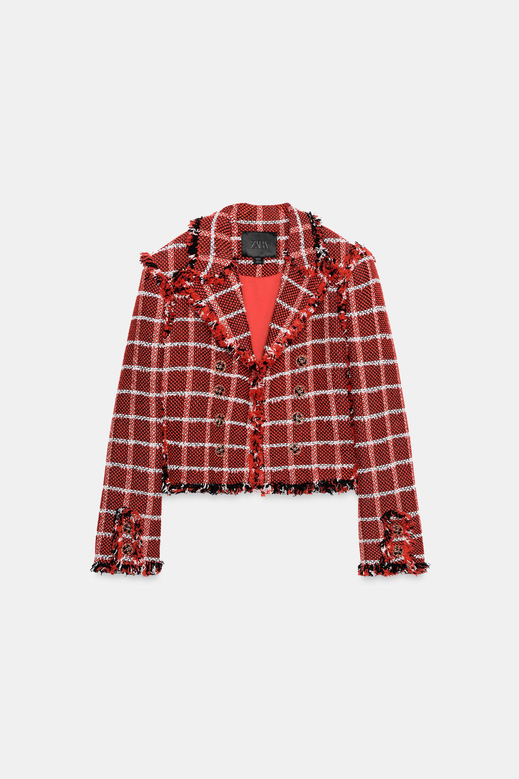 BLAZER TEXURA ZW COLLECTION / Rojo - Zara фото 6