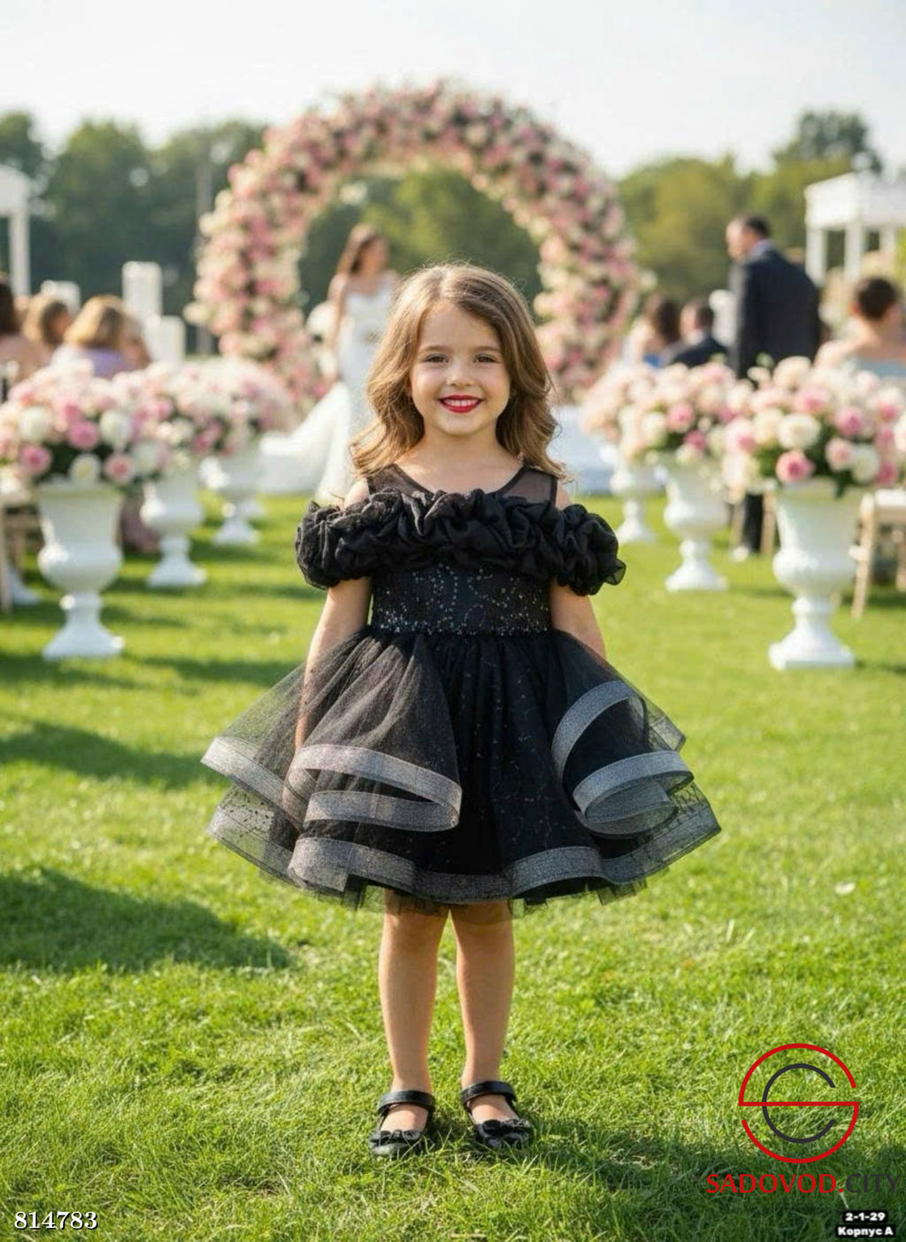 Платье для девочки пышное