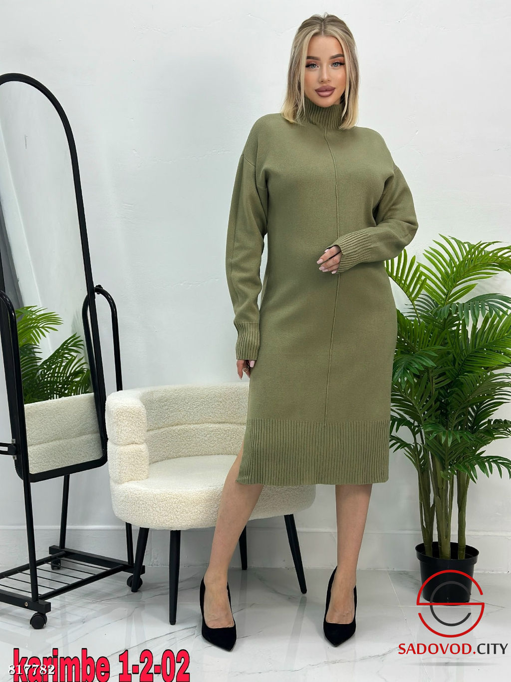 Платье женское оверсайз - Bruno фото 10