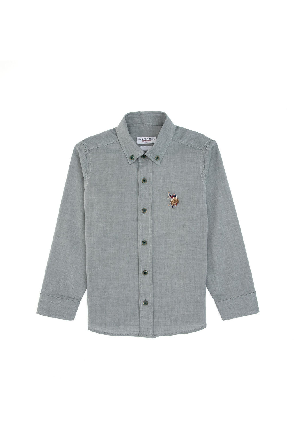 Erkek _ocuk Koyu Ye_il Uzun Kollu Basic G_mlek