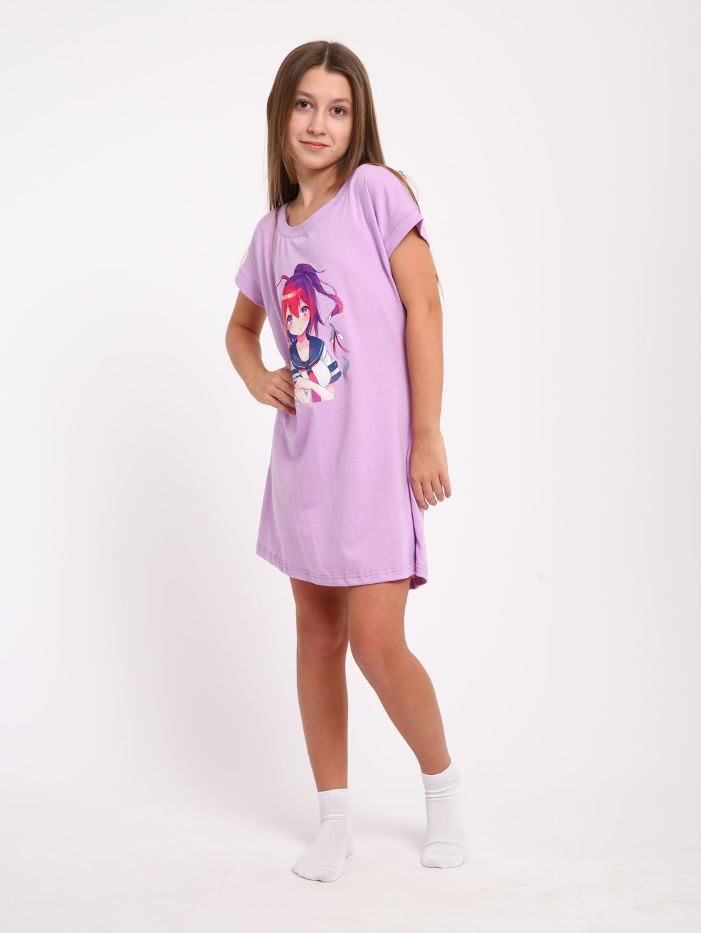 Туника "Лиана" сирень