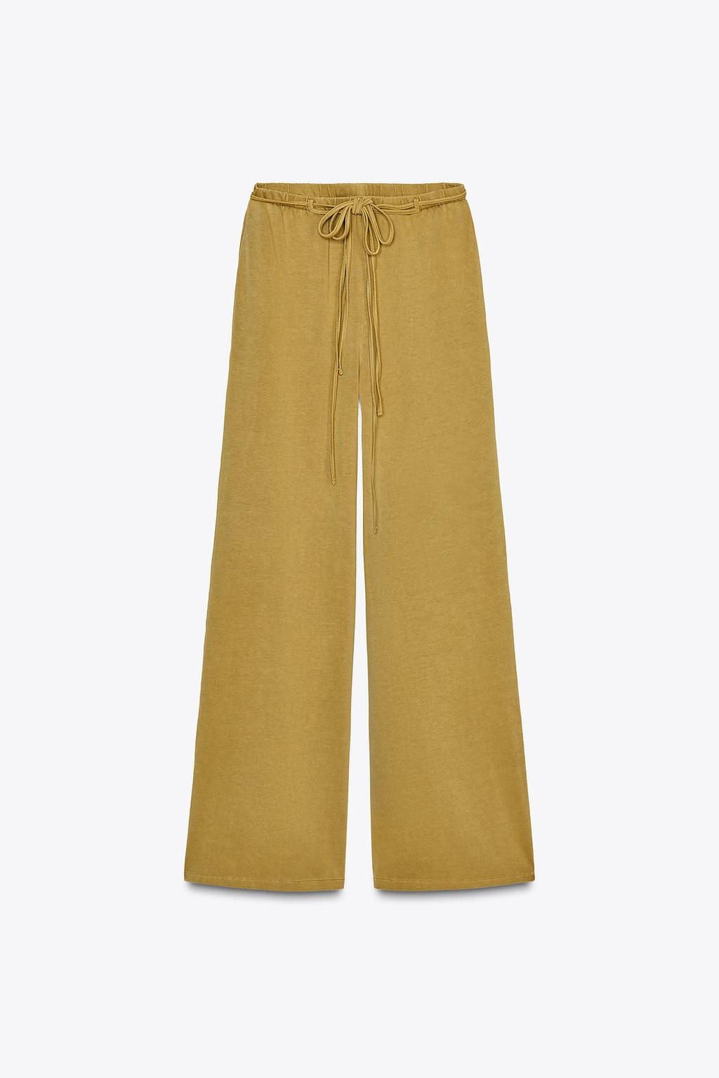 FADED HEAVY COTTON TROUSERS - Zara фото 7