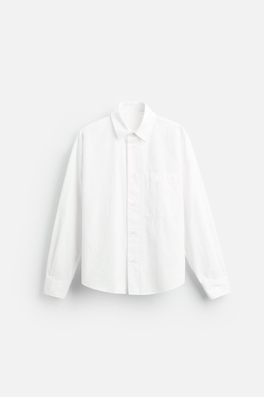 SHIRT WITH POCKET - Zara фото 7