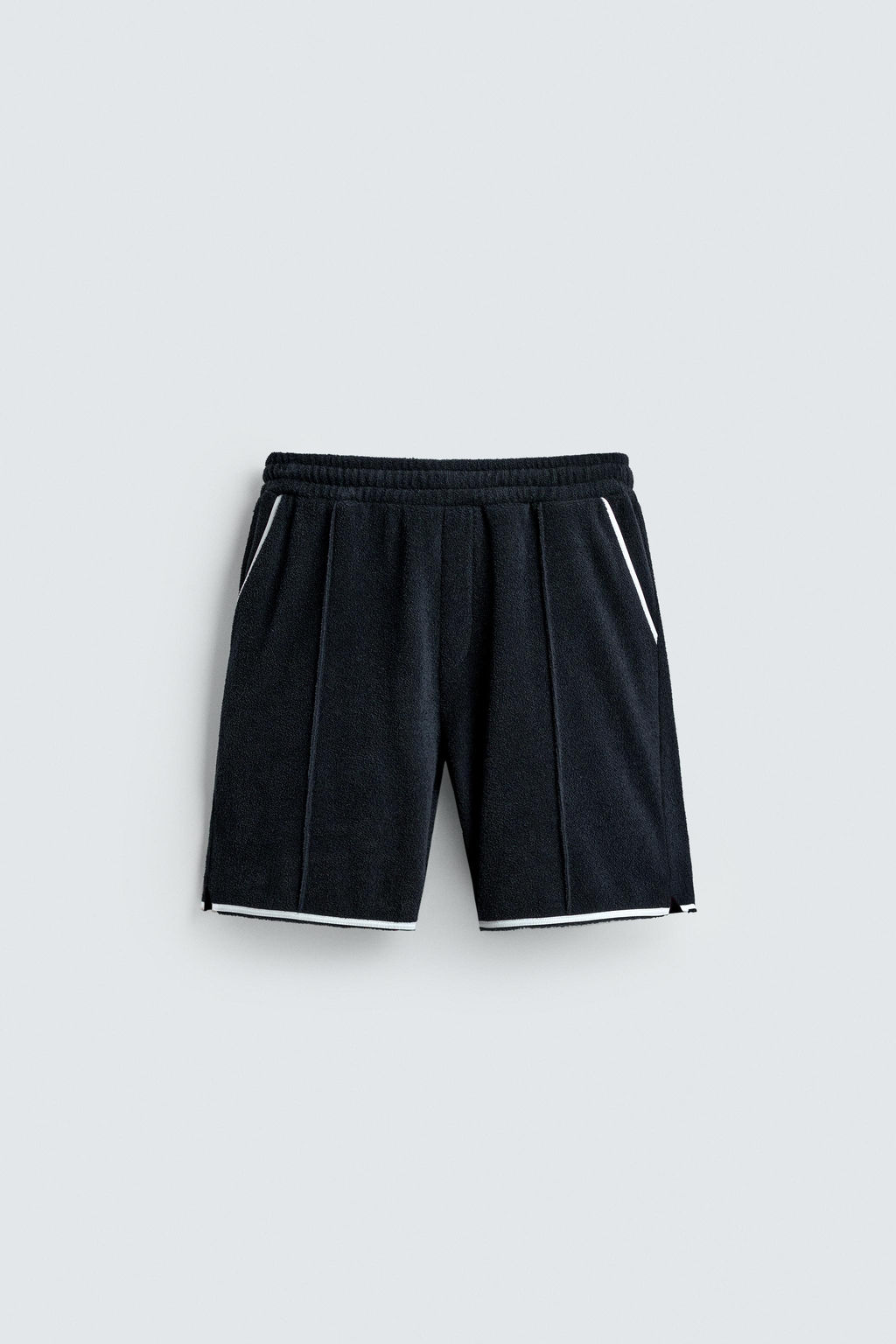 CONTRAST TOWELLING BERMUDA SHORTS - Zara фото 15