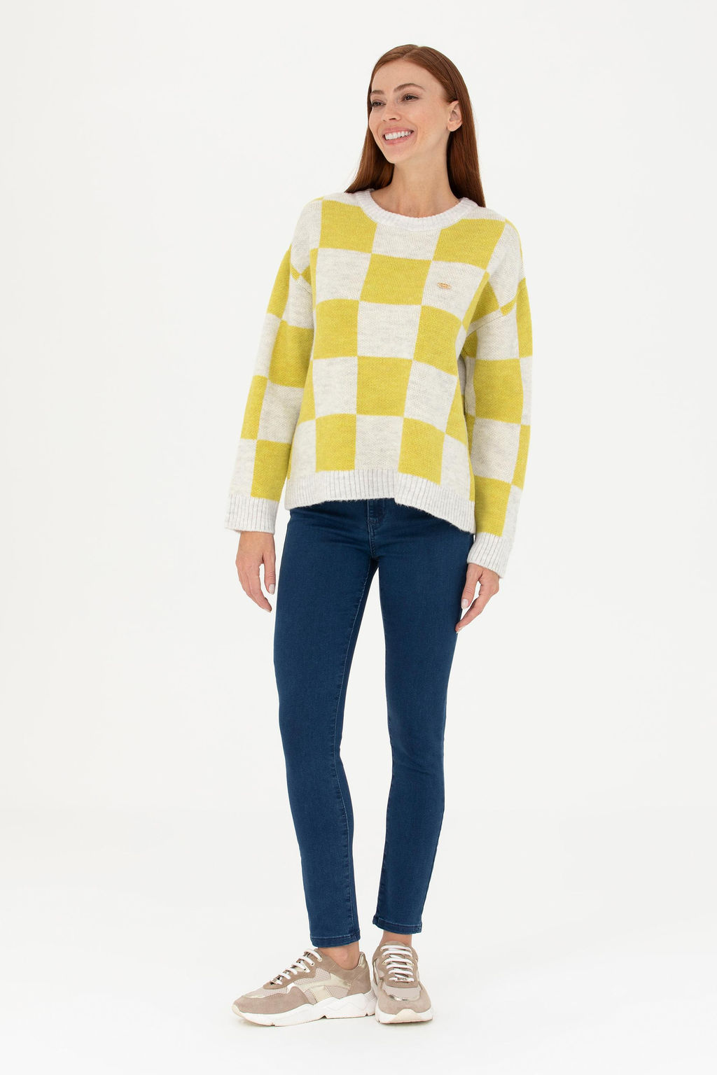 Женский свитер фисташкового зеленого цвета - U.s. polo assn фото 18
