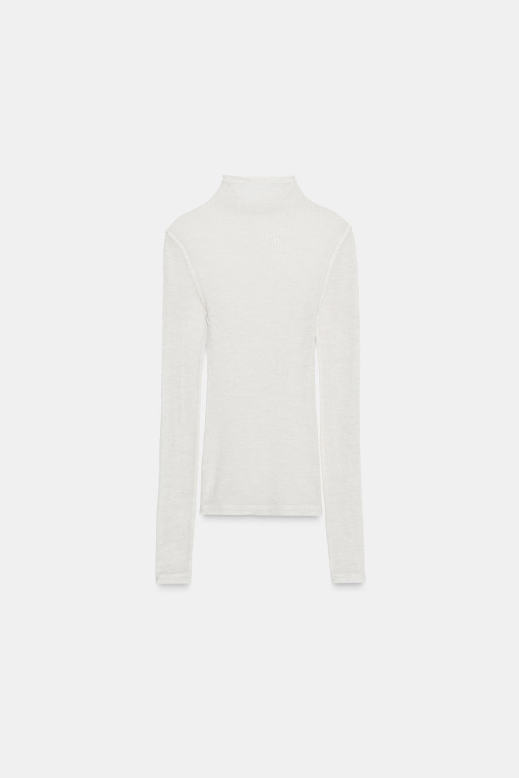 100% WOOL T-SHIRT - Zara фото 3