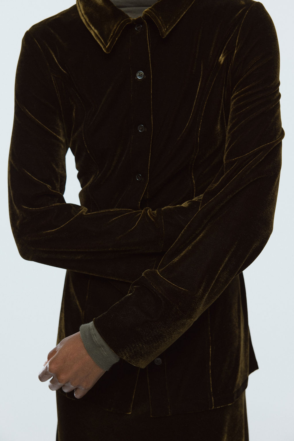Camisa de velour - H&m фото 8