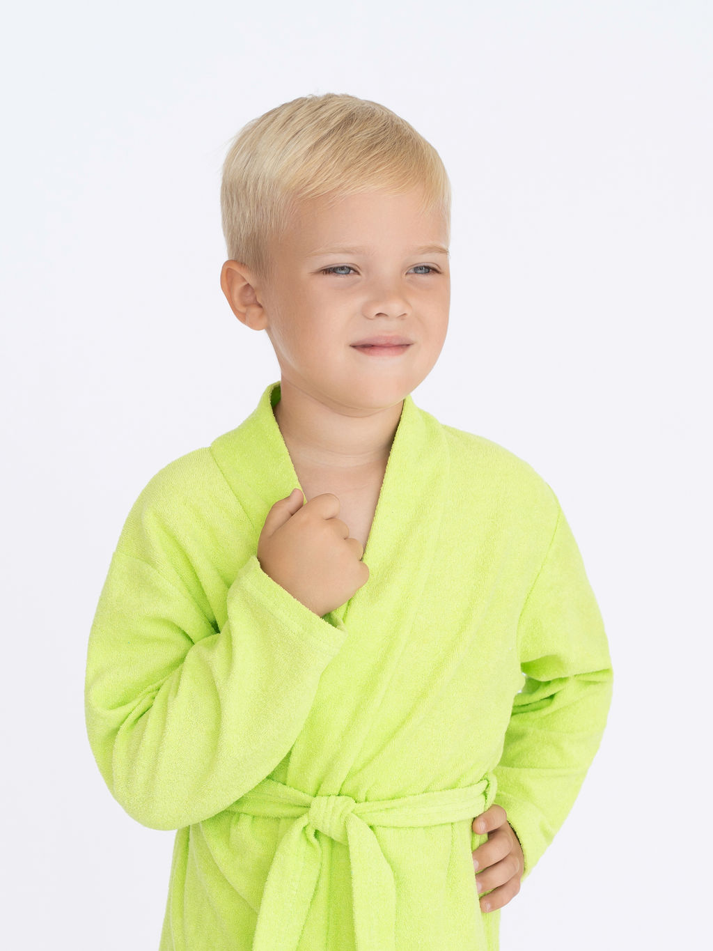 Халат детский салатовый 909/1 (110, 60)