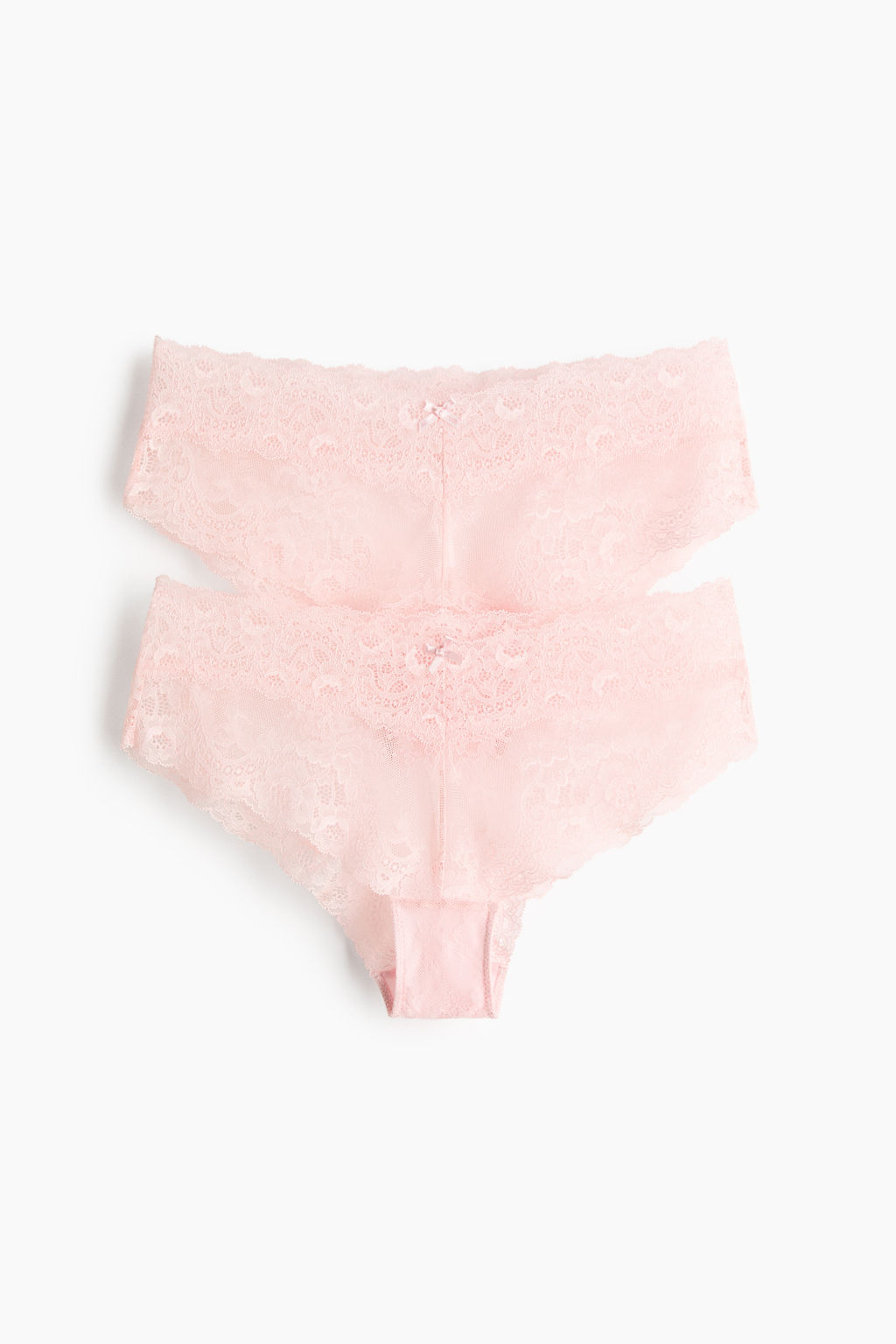 Pack de 2 bragas hipster de encaje
