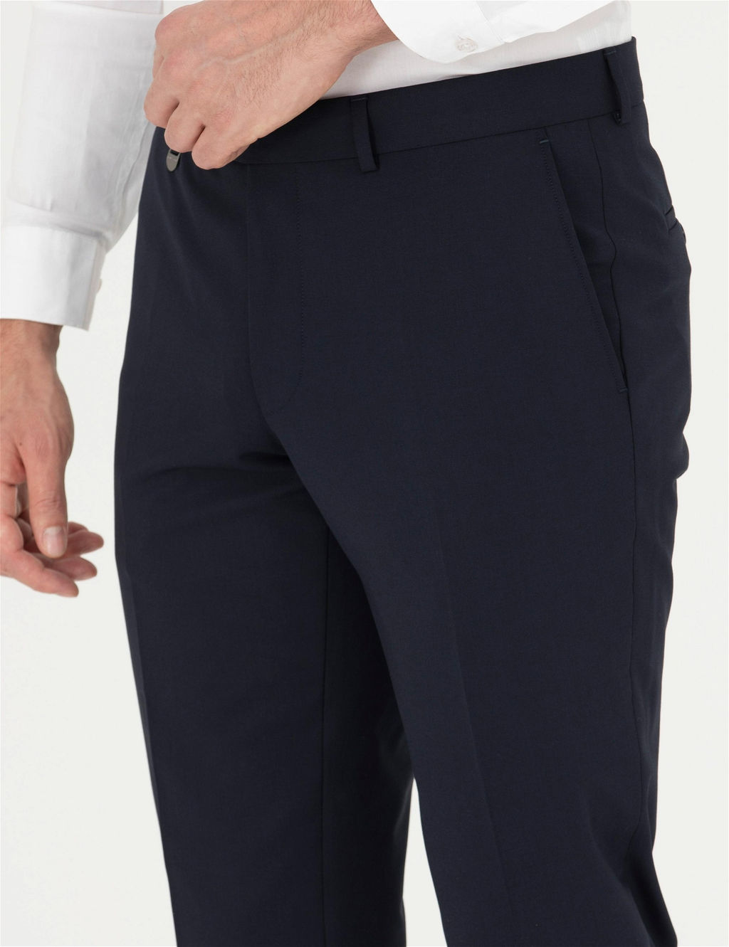 Lacivert Slim Fit Kuma_ Pantolon - Pierre cardin фото 6