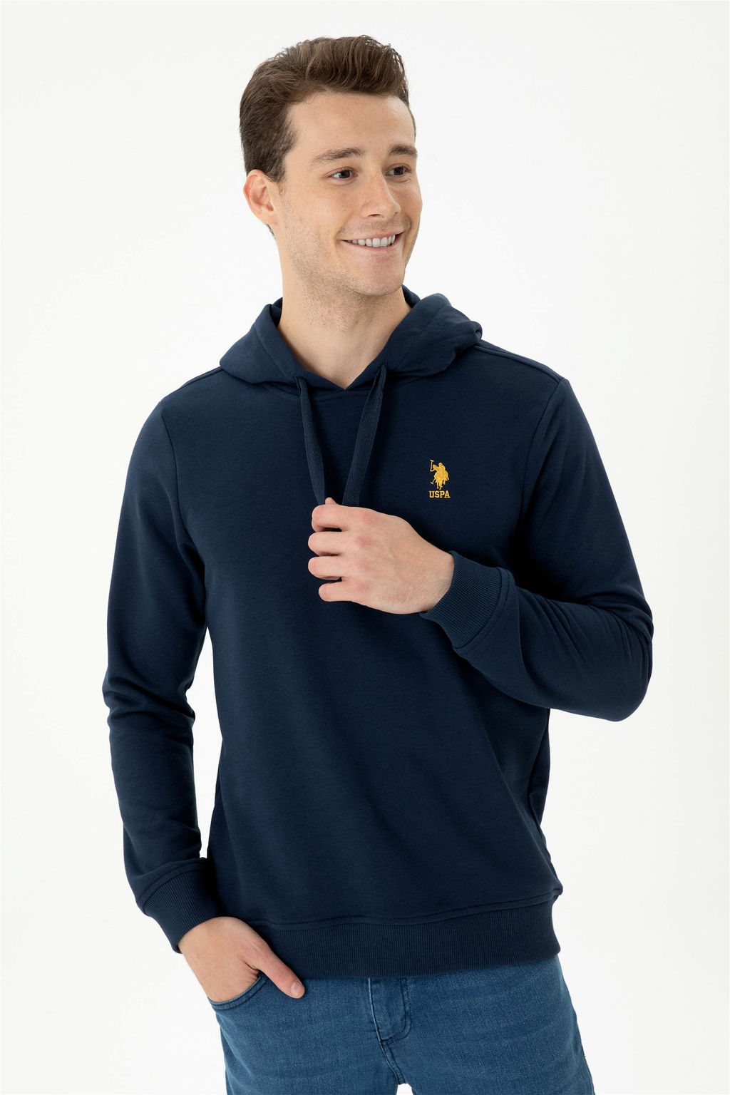 Мужской темно-синий свитшот - U.s. polo assn фото 11