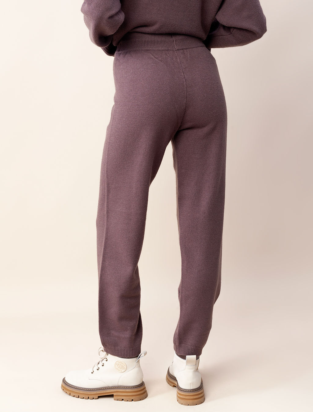 VILATTE / Брюки на резинке из пряжи с кашемиром  фото 3