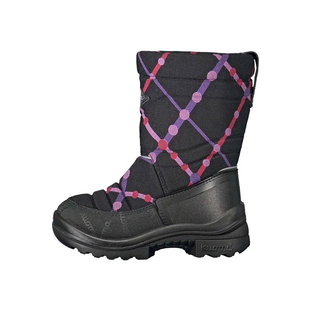 Сапоги Kuoma Putkivarsi Musta Confetti, черный конфитюр Size 2  фото 2