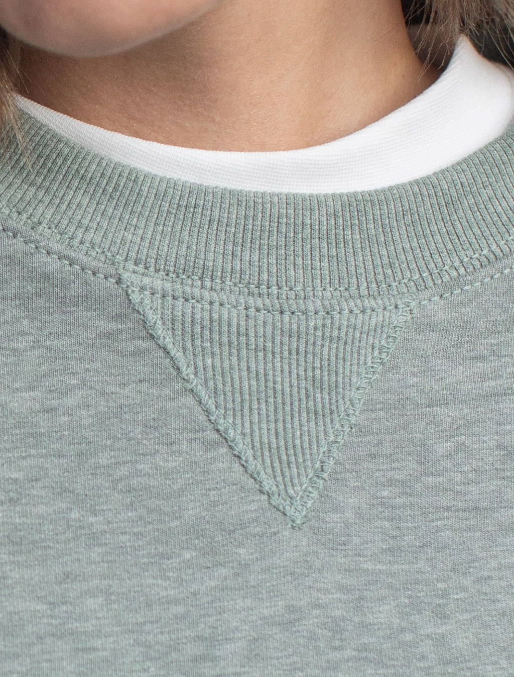 Джемпер из петельчатого футера двухнитки с эластаном