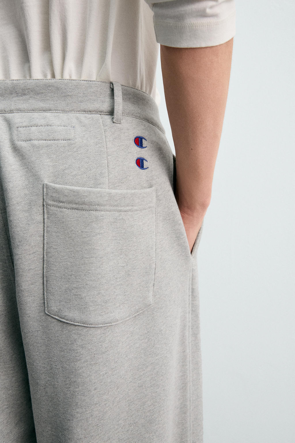 CHAMPION ® X ZARA RELAXED FIT PLEATED TROUSERS  фото 5