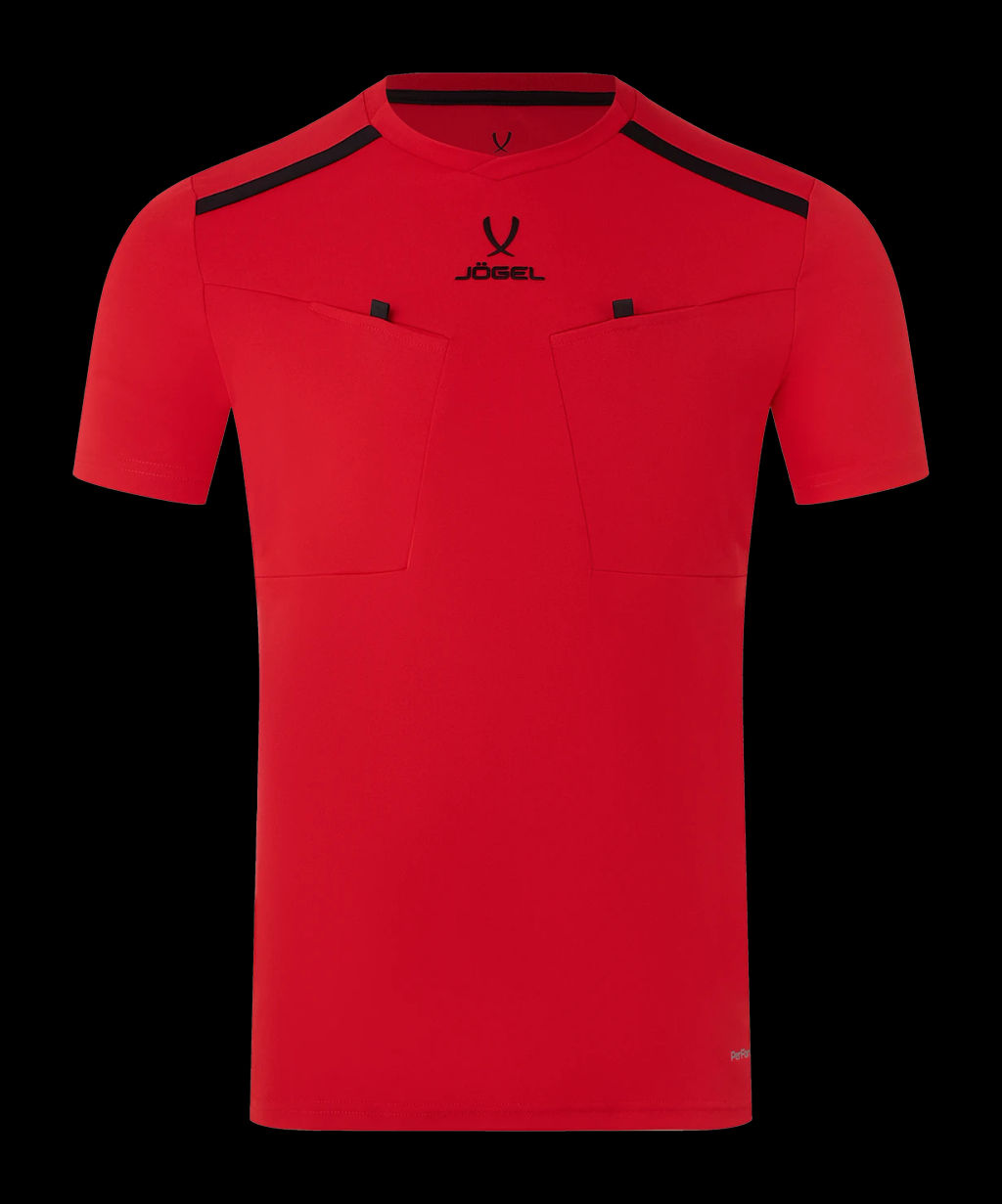 Футболка судейская JOGEL DIVISION PerFormDRY Referee Tee, красный  фото 2