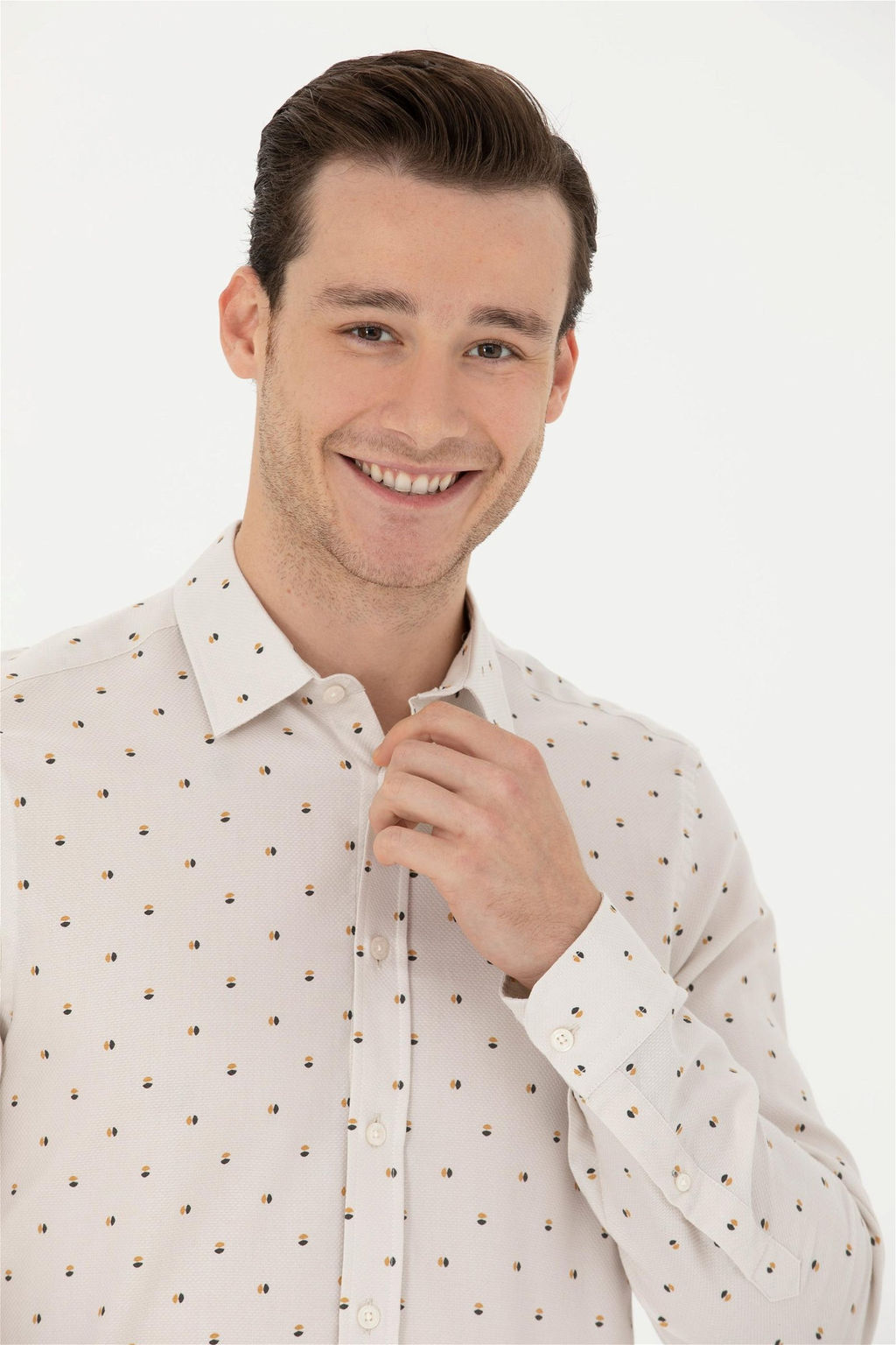 Мужская рубашка с длинным рукавом Stone - U.s. polo assn фото 9