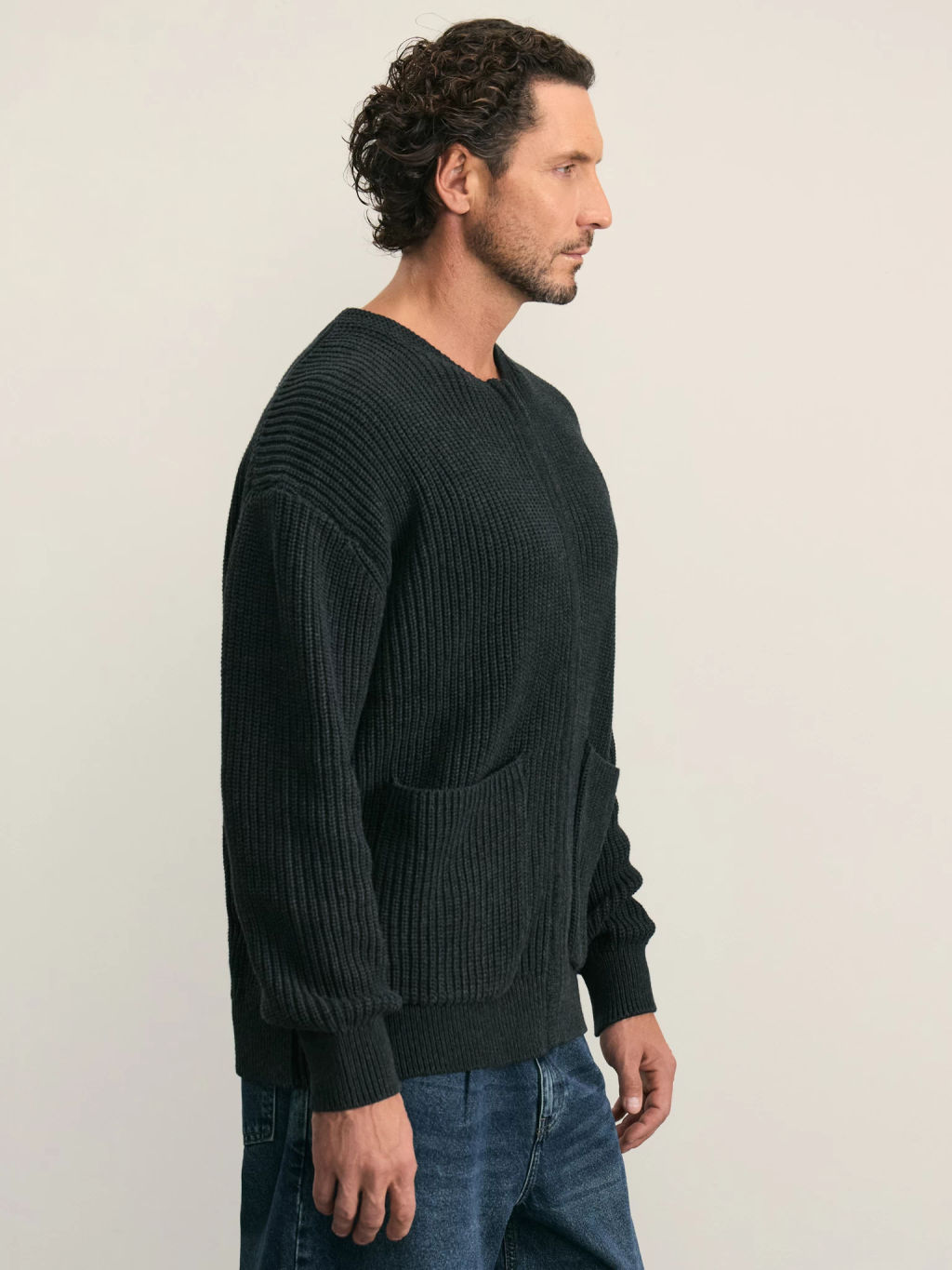 Кардиган relax fit на молнии / Zarina  фото 4