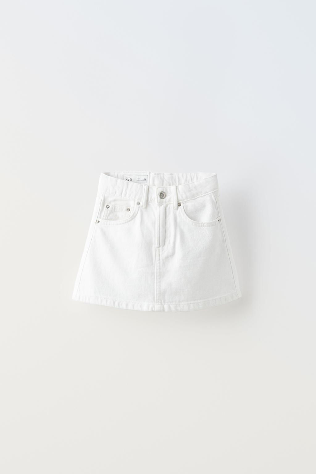 DENIM MINI SKIRT - Zara фото 4