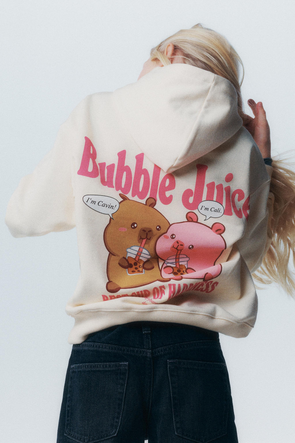 SUDADERA CAPUCHA CAPIBARA CAPYFUN / Crudo - Zara фото 6