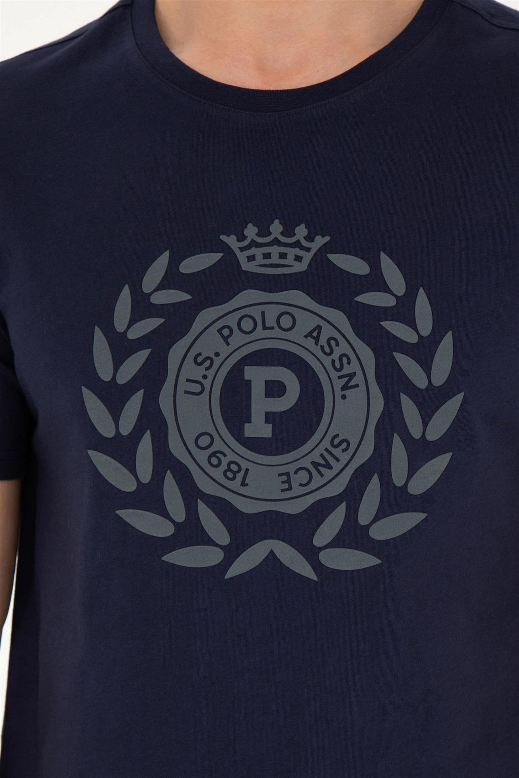 Мужская темно-синяя футболка - U.s. polo assn фото 7