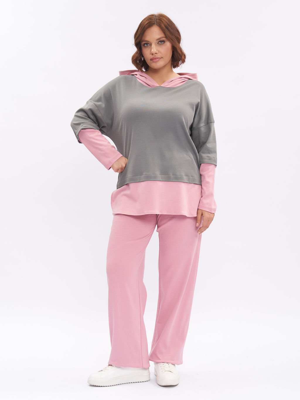 Брюки из трикотажа BB01902PIN37 - Артесса фото 5