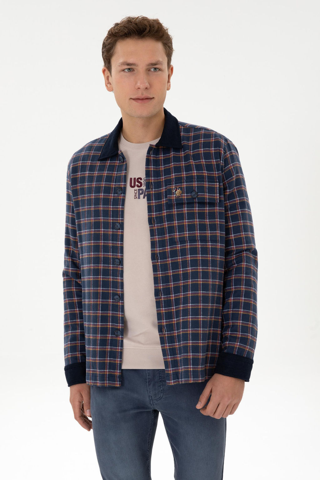 Erkek Lacivert Uzun Kollu G_mlek - U.s. polo assn фото 3