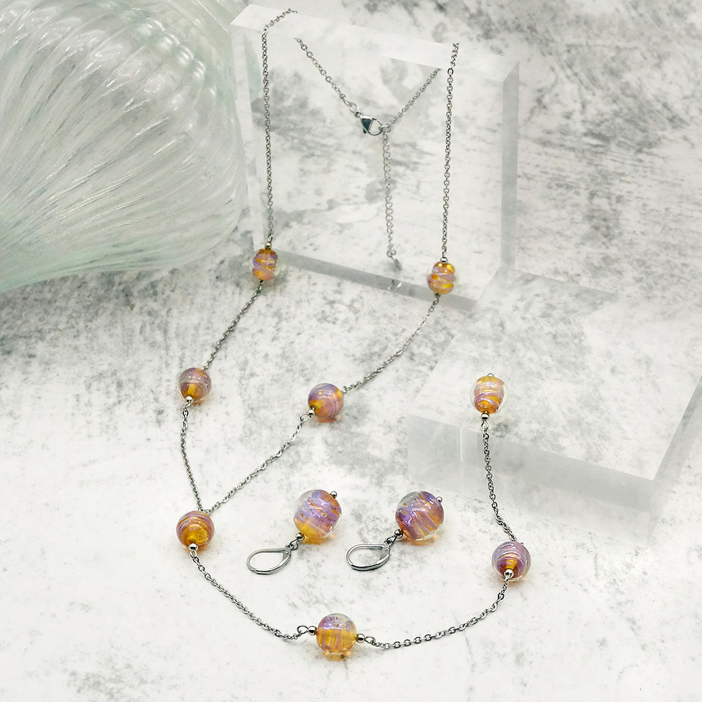 Серьги из муранского стекла AIRY LS3227