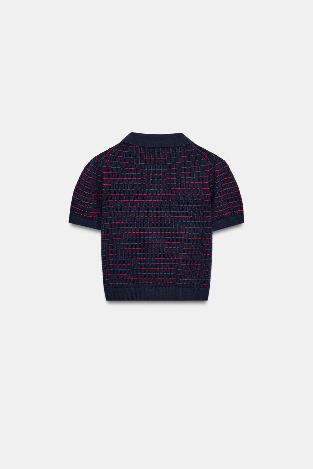 TOP PUNTO CUELLO BOBO / Azul - Zara фото 3