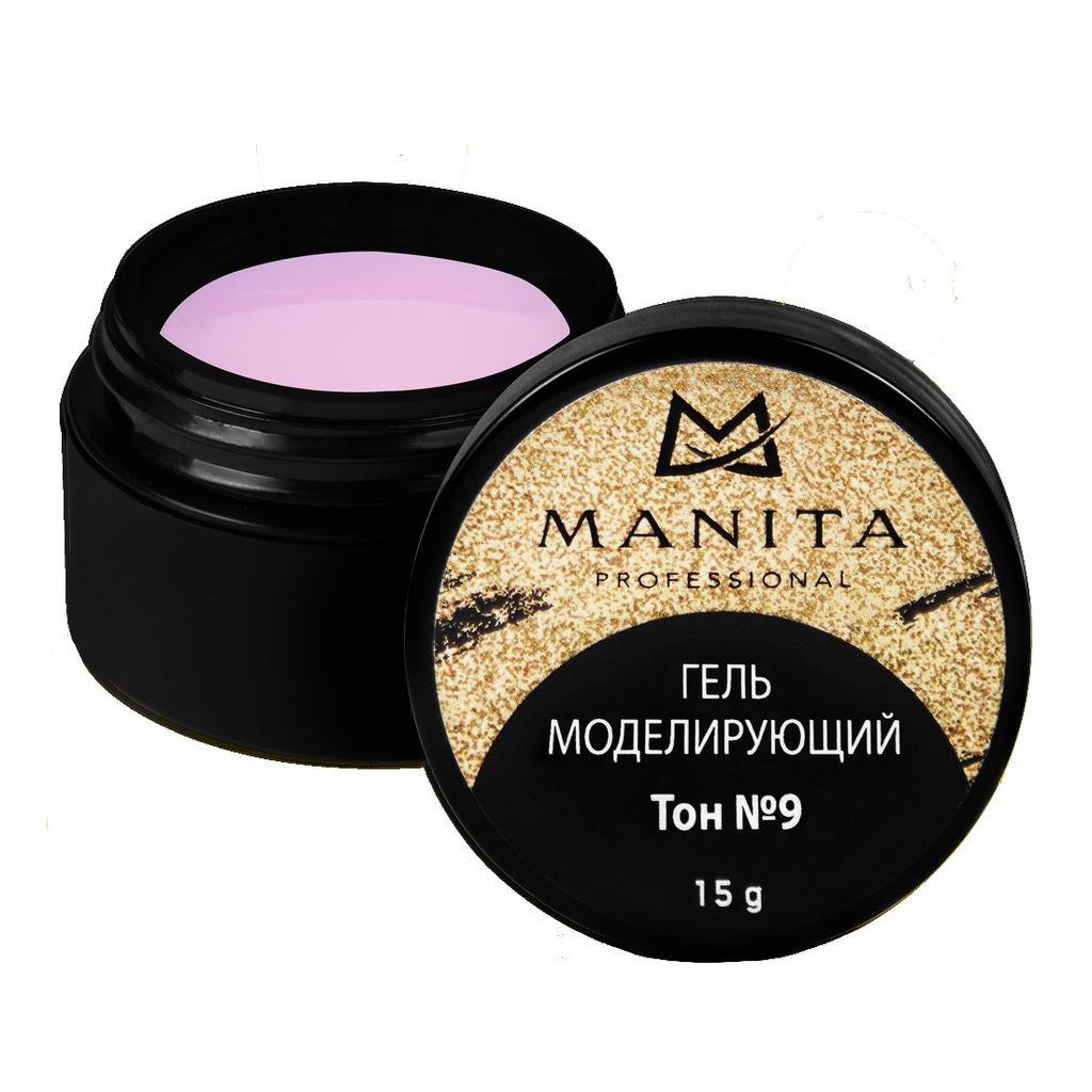Manita Professional Однофазный моделирующий гель для наращивания №9, 15 г MP110147  фото 2